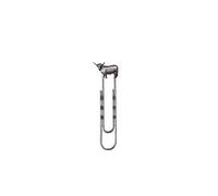 ppg58 Highland Cow Pewter on a Bookmark Clip Slide Metal Ticket Holder Books File