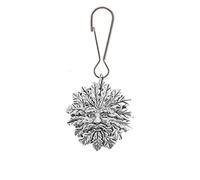 PPG76 Green Man From Fine English Pewter On a Zip Puller For Coats , Bags ETC Posted By CreatedByJake