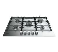 PPH 75P DF IX UK 75cm 5 Burner Gas Hob - Stainless Steel