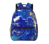 PPHGUT Abstract Marble Stone Print Versatile Leisure Backpack Lightweight Waterproof Travel Work Outdoor Adventures
