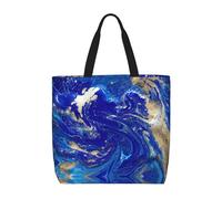 PPHGUT Abstract Marble Stone Print Women Large Capacity Bag Reusable Organizer Lightweight Shopping Everyday Tote
