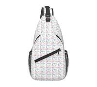 PPHGUT Abstract Paint Splashes Print Men Women Cross Chest Bag Diagonally Sling Backpack Travel Running Daily Use