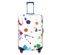 PPHGUT Abstract Paint Splashes Print Suitcase Cover Universal Elastic Luggage Protector Travel Daily Business Vacation