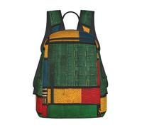 PPHGUT African Style Patchwork Print Men Women Lightweight Backpack Travel Casual Bag Weekend Daily Outdoor Commuter