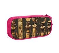 PPHGUT Ancient Egyptian Hieroglyph Print Pencil Pouch Storage Cosmetics Art Tools Supplies Students Teachers Versatile Use