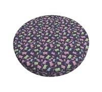 PPHGUT animals-Cute Mouse Print Round Bar Chair Cushion Cover Comfortable Home Decor Kitchen Office Seat Protector
