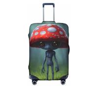 PPHGUT Astronaut and Alien Print Universal Travel Suitcase Cover Elastic Luggage Protector Waterproof Lightweight