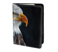 PPHGUT Bald Eagle Print Men Women Passport Travel Document Lightweight Stylis Secure Business Leisure