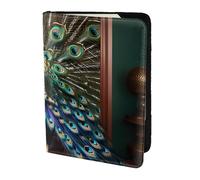 PPHGUT Beautiful Peacock Picture Print Men Women Passport Travel Document Lightweight Stylis Secure Business Leisure