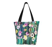 PPHGUT Blooming Cactus Print Functional Shoulder Bag Comfortable Crossbody Bags Trendy Running Travel Outings