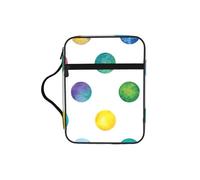 PPHGUT Blue Polka Dot Pattern Print Adults Versatile Bible Storage Bag Scripture Religious Christian Accessory Gift