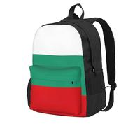 PPHGUT Bulgarian Flag Print Large Capacity Adult Backpack Water-Resistant Hiking Outdoor Enthusiasts Rucksack