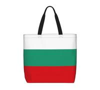 PPHGUT Bulgarian Flag Print Lightweight Organizer Bag Shoulder Tote Shopping Travel Beach Casual Commuting