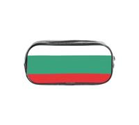 PPHGUT Bulgarian Flag Print Transparent Stationery Organizer for School Travel Office Work Sports Supplies