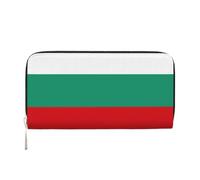 PPHGUT Bulgarian Flag Print Wallet Men Women Portable Clutch Purse Stylish Accessory Daily Use Travel