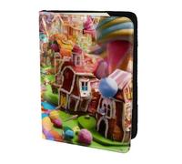 PPHGUT Candy Land Print Men Women Passport Travel Document Lightweight Stylis Secure Business Leisure