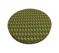 PPHGUT clever giraffe Print Round Bar Chair Cushion Cover Comfortable Home Decor Kitchen Office Seat Protector