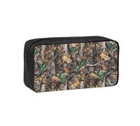 PPHGUT Cold Tree Camouflage Print Adults Spacious Case Large-Capacity Stationery Daily Carry Office Organizer Pouch