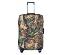 PPHGUT Cold Tree Camouflage Print Universal Travel Suitcase Cover Elastic Luggage Protector Waterproof Lightweight
