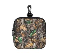 PPHGUT Cold Tree Camouflage Print Women Men Square Storage Bag Waterproof Organizer Pouch Travel Toiletry Cosmetic