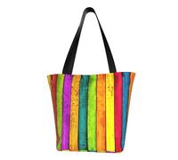 PPHGUT Colored Wooden Board Print Functional Shoulder Bag Comfortable Crossbody Bags Trendy Running Travel Outings