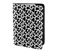 PPHGUT Cow Spot Print Men Women Passport Travel Document Lightweight Stylis Secure Business Leisure