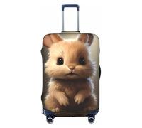 PPHGUT Cute Bunny Print Universal Travel Suitcase Cover Elastic Luggage Protector Waterproof Lightweight