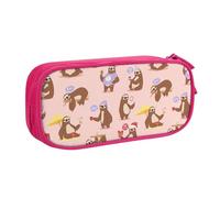 PPHGUT Cute Sloth Print Pencil Pouch Storage Cosmetics Art Tools Supplies Students Teachers Versatile Use