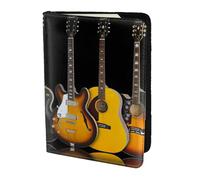 PPHGUT Electric Guitar Print Men Women Passport Travel Document Lightweight Stylis Secure Business Leisure