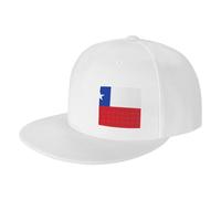 PPHGUT Flag of Chile Print Adjustable Unisex Baseball Cap Golf Hat Outdoor Sports Casual Wear Sun Protection White