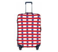 PPHGUT Flag of Chile Print Universal Travel Suitcase Cover Elastic Luggage Protector Waterproof Lightweight