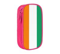 PPHGUT Flag of Cote D'Ivoire Print Practical Pencil Case Multi-Compartment Office Travel School Art Daily Supplies