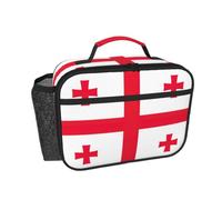 PPHGUT Flag of Georgia Print Lunch Box Bag Tote Versatile Work Office Picnic Travel Reusable Daily Commute