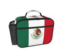 PPHGUT Flag of Mexico Print Lunch Box Bag Tote Versatile Work Office Picnic Travel Reusable Daily Commute