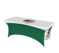PPHGUT Flag Of Mexico Print Rectangular Tablecloth Dining Party Home Office Wedding Outdoor Events Table Cover