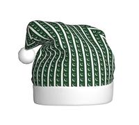 PPHGUT Flag of Pakistan Print Christmas Hat Festive Santa Hats for Xmas Holiday for Adults and Kids Themed