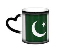PPHGUT Flag of Pakistan Print Starry Sky Color Changing Mug Ceramic Coffee Mugs Gift for Home Office Birthday
