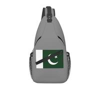 PPHGUT Flag of PakistanPrint Cross Chest Bag for Men Women Daypack Sling Crossbody Backpack Work Outdoor Travel