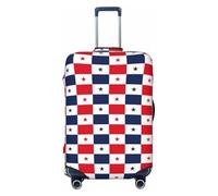 PPHGUT Flag of Panama Print Suitcase Cover Universal Elastic Luggage Protector Travel Daily Business Vacation