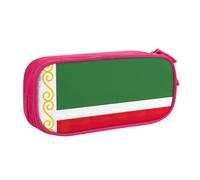 PPHGUT Flag of The Chechen Republic Print Pencil Pouch Storage Cosmetics Art Tools Supplies Students Teachers Versatile Use