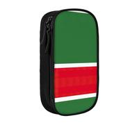 PPHGUT Flag of The Chechen Republic Print Practical Pencil Case Multi-Compartment Office Travel School Art Daily Supplies