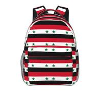 PPHGUT Flag Of The Syrian Arab Republic Print Adults Large Capacity Casual Backpack Travel Office Hiking Outdoor Sports