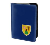 PPHGUT Flag of The Turks and Caicos Islands Print Men Women Passport Travel Document Lightweight Stylis Secure Business Leisure