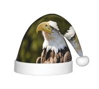 PPHGUT Flying Eagle Print Kids Christmas Hat Comfortable Xmas Holiday Cap for Santa Party New Year Trim