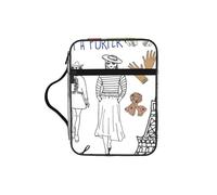 PPHGUT French Paris Tour Eiffel Tower Print Adults Versatile Bible Storage Bag Scripture Religious Christian Accessory Gift
