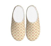 PPHGUT Giraffe Heart Flower Butterfly Print Travel Hotel Shoes Unisex TPR Slippers Non-Slip Sole Anti-Pilling Flannel Indoor