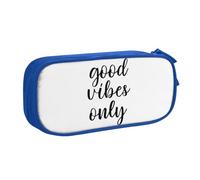 PPHGUT Good Vibes Only Print Pencil Pouch Storage Cosmetics Art Tools Supplies Students Teachers Versatile Use