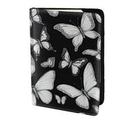 PPHGUT Hand Drawn Color Butterfly 1 Print Men Women Passport Travel Document Lightweight Stylis Secure Business Leisure