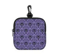 PPHGUT Haunted Mansion Print Women Men Square Storage Bag Waterproof Organizer Pouch Travel Toiletry Cosmetic