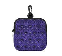 PPHGUT Haunted Mansion Print Women Men Square Storage Bag Waterproof Organizer Pouch Travel Toiletry Cosmetic